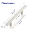 Ravinte 30 Pack | 5 Inch Cabinet Pulls White Stainless