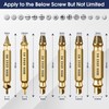 AYMBH Set 6-Piece HSS Drill Bit Kit for Stripped, Rusted,