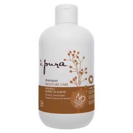 È Pura - Moisture Care Shampoo - befeuchtende und nährende Behandlung mit Sheabutter für trockenes und geschädigtes Haar - 500 ml