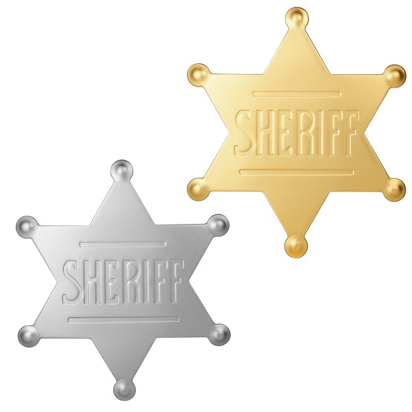 Xanight Sheriff Badges Metal for Kids Girls and Adult, Western