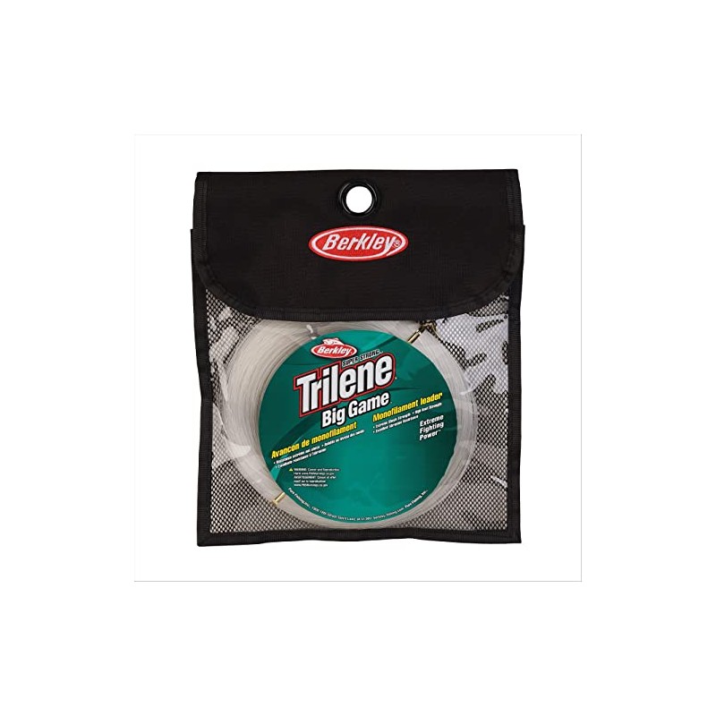 Berkley Unisex's Trilene Big Game Mono Leaders, Clear, 100 m