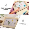 Gatuida 2Pcs Wooden Paper Making Frame DIY Craft Paper Mesh