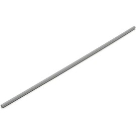 Wave Material Series OM-389 Plastic Round Bar Gray Outer Diameter 0.16 inch (4.0 mm), 4 Pieces