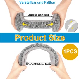 WUERKIYA High-quality ear muffs, adjustable and foldable, ear warmers and ear muffs for men and women, ideal for winter, skiing, cycling, trekking, morning runs and outdoor work