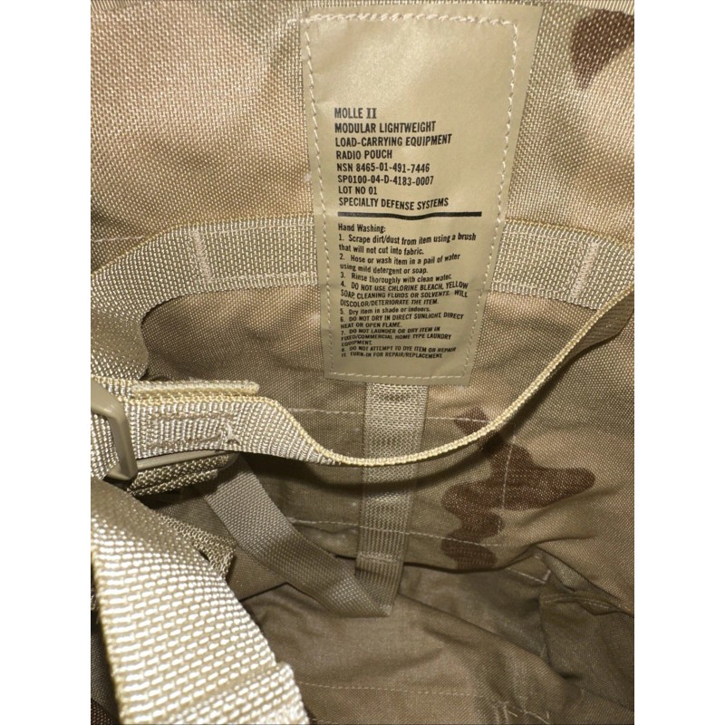 US Military Issue Desert Camouflage Gear Stuff Sack Bag.