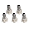 5PCS Pressure Washer Spray Nozzle Tips Multiple Degrees (40 Degrees)
