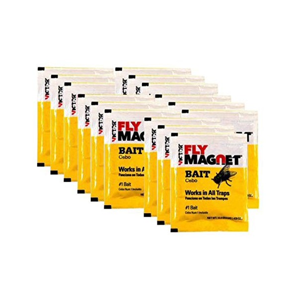 Fly Magnet Bait 0.4 oz (12 g) x 15 Bags, Insect Trap