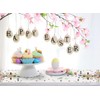 FurniGift Easter Table Runner 13x72 Inch - Natural Linen with