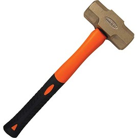 CS Unitec EX104U-0400A Non-Sparking Aluminum Bronze (Albr) 4 Lb Sledge Hammer with Nupla Handle