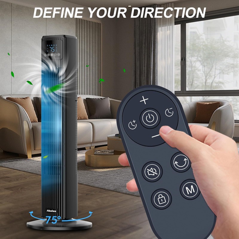 Tower Fan Remote Control Replacement, Compatible with Abolee Tower Fans