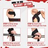 Weight Lifting Straps with Non-Slip Silicon Grip - 21 Inch,