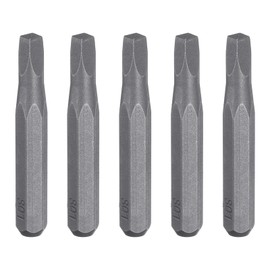 QUARKZMAN SQ1 Square Screwdriver Bit 5/32 Inch Hex Shank 28 mm / 1.1 Inch Length Magnetic 4 Point Head Hex Bits S2 Steel Bit Set for Electric Screwdrivers Cordless Screwdrivers Pack of 5