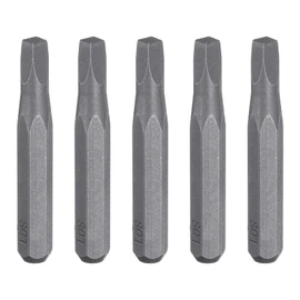QUARKZMAN SQ1 Square Screwdriver Bit 5/32 Inch Hex Shank 28 mm / 1.1 Inch Length Magnetic 4 Point Head Hex Bits S2 Steel Bit Set for Electric Screwdrivers Cordless Screwdrivers Pack of 5