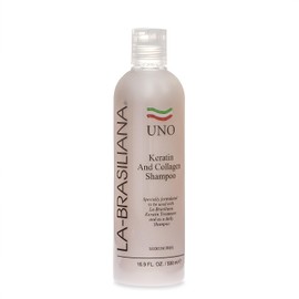 La-Brasiliana Uno Keratin and Collagen Shampoo, 16 fl.oz.