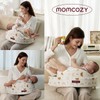 Momcozy Innovative Safety Fence Nursing Pillow - Firm & Springy