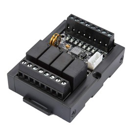 PLC Industrial Control Board, Walfront FX1N-10MR Programmable Logic Controller Relay Delay Module Timing Circuit Function with Shell