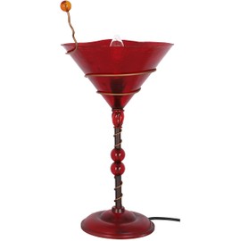 GURU SHOP Kokopelli Kada Table Lamp, Fibreglass, 37 x 13 x 13 cm, Colourful, Exotic Table Lamps