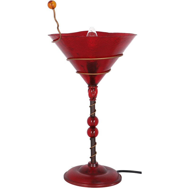 GURU SHOP Kokopelli Kada Table Lamp, Fibreglass, 37 x 13