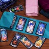4Pcs Tarot Card Holder Bags Velvet Tarot Card Wrap Storage