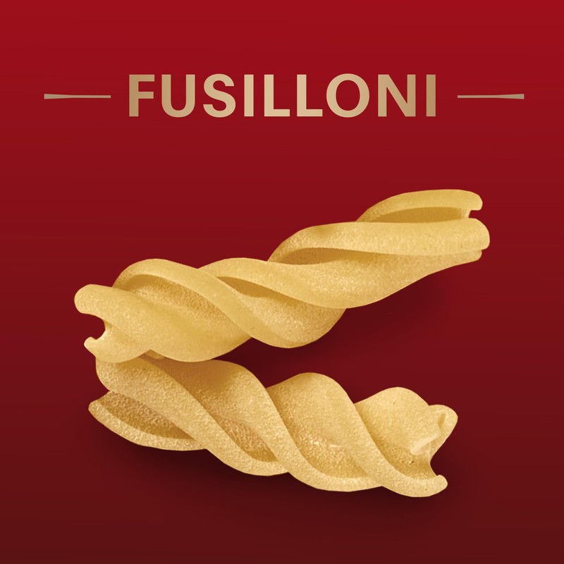 Barilla Al Bronzo Fusilloni Pasta (1 lb), Bronze Cut Pasta