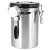 Stainless Steel Coffee Bean Airtight Canister Tea Dried Fruits Storage