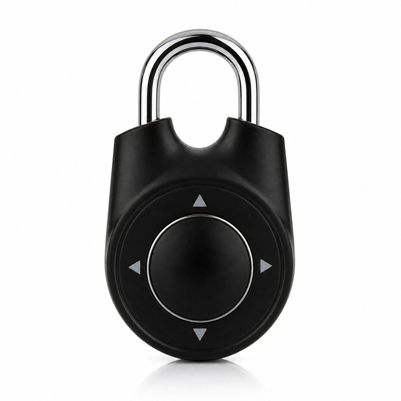 Directional Combination Padlock for Lockers – Resettable Keyless Metal Lock