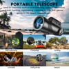 80x100 Monocular-Telescope High Powered for Smartphone Monoculars for Adults High