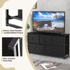 Giantex Black Dresser for Bedroom with 5 Drawers - Wide