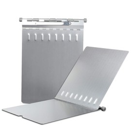ROCOFF Metal Clipboard, Aluminum Heavy Duty Clipboard with Cover, Rust Proof & Protect Documents from Spilled Liquid, Letter Size Paper Holder with High Capacity Clip, Greate for Business or Study