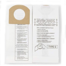 DVC Replacement Vacuum Bags for Royal/Dirt Devil Style G fits Handvacs 103, 103WCM, 08100, 08100RED, 08150, 08230 - Compare to the Royal/Dirt Devil Style G, 3010347001 bags | 3 Bags Included