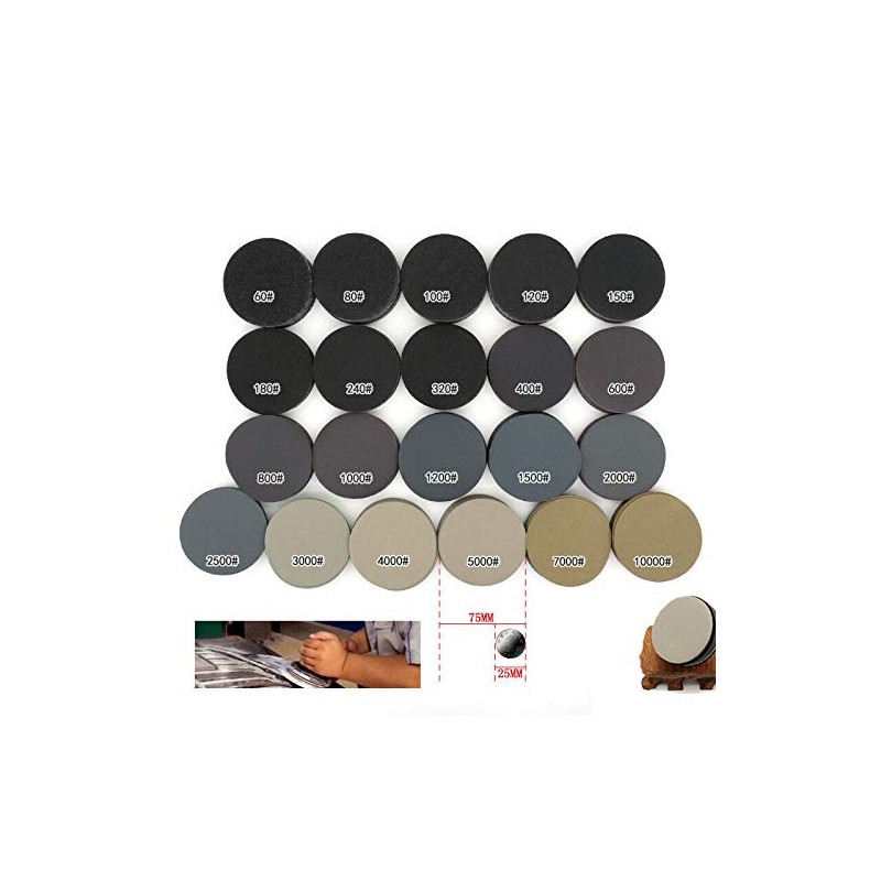 POWERTOOL Sanding Disc, 75mm 3 Inch Wet or Dry Sandpaper