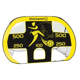 Kickmaster Quick Up Goal And Target Shot,Yellow/Black