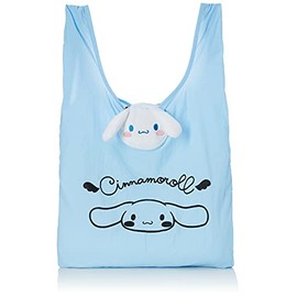 Sanrio CNM-ECO01 SKYBLUE Plush Eco Bag, blue