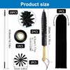 Fireplace Brush Rod Set (Black-150A)