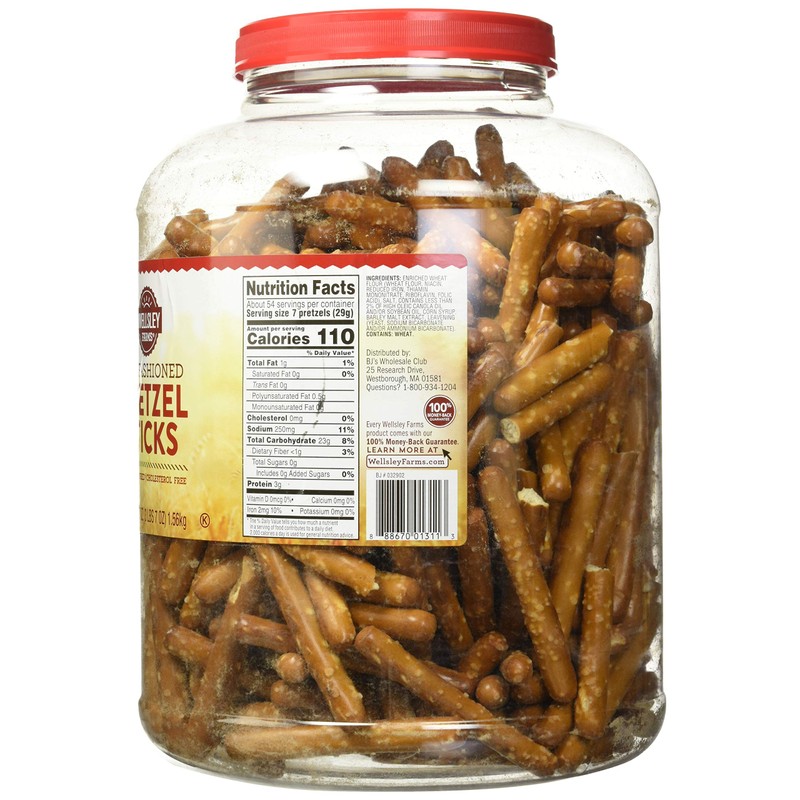 Wellsley Farms Pretzels Sticks Net Wt 55 Oz,, ()