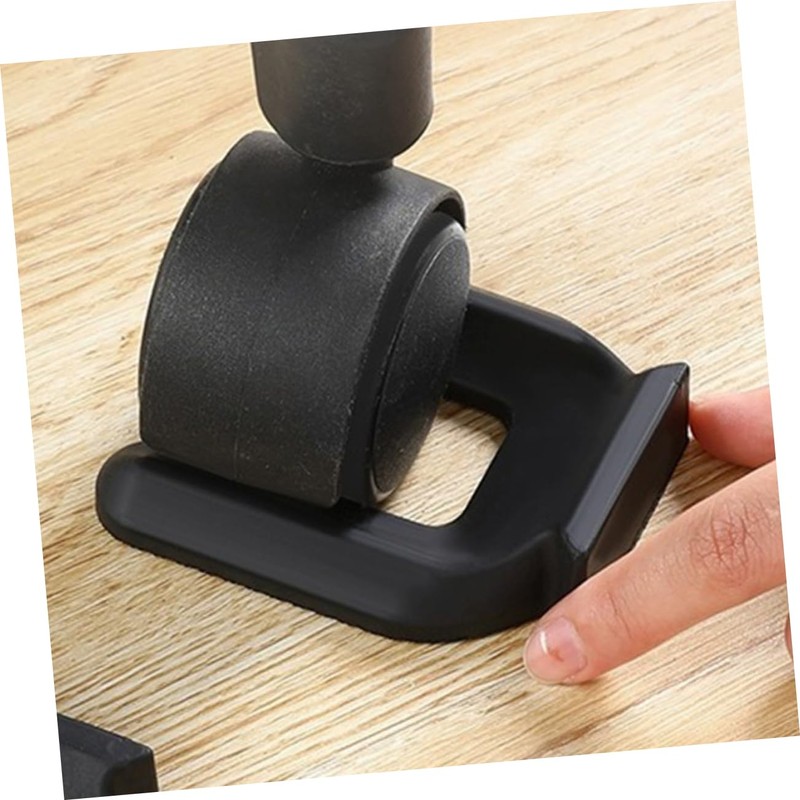 OSALADI Chair Leg Floor Protectors 4pcs Wheel Stopper Pad Wheel