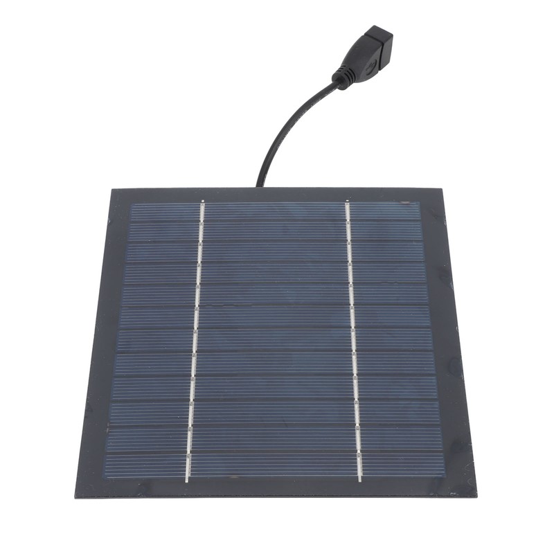 5W Solar Panel Powered Fan for Outdoor Cooling USB Solar