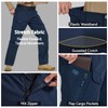 Hiwise Men's Stretch Tactical Pants Water Resistant Outdoor Cargo Pants