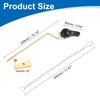 sourcing map 1Set Side Mount Universal Toilet Handle Replacement Kit