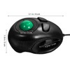 Gadpiparty Portable Handheld 4D Wired Mini Trackball Mouse Ergonomic Design
