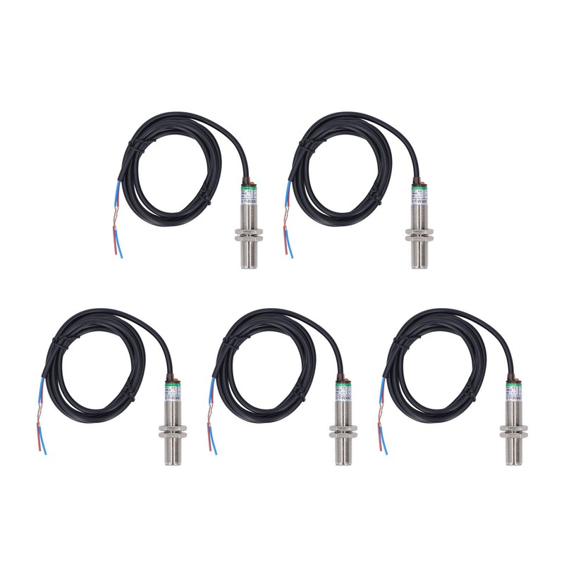 5Pcs Proximity Switch IP65 Waterproof Non Contact 2 Wire Normally