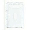 Unbranded 2 Pc ID Card/Badge clear plastic holder with vertical