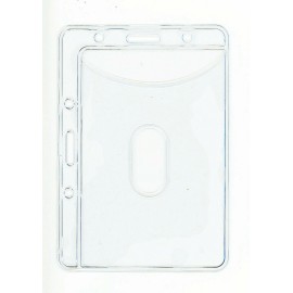 Unbranded  2 Pc ID Card/Badge clear plastic holder with vertical & horizontal orientation