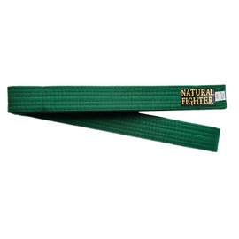 MMASPORT The Fight Evolution Karate Judo Aikido Taekwondo Belt for Martial Arts Cotton Basic (Green, 280)