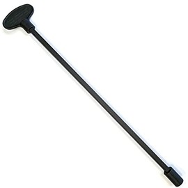 Midwest Hearth Universal Valve Key for Gas Fire Pits and Fireplaces - Flat Black (18-Inch)