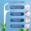 Hilo Dental Mango Palillos Limpieza Dientes Sabor Flossers Bucal Aliento