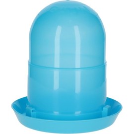 KERBL 70172 Automatic Chick Feeder with Bayonet Cap Easy Clean Blue 2 Litre Capacity