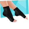 FOMIYES 4pairs Elastic Plantar Fasciitis Compression Socks for Women Breathable