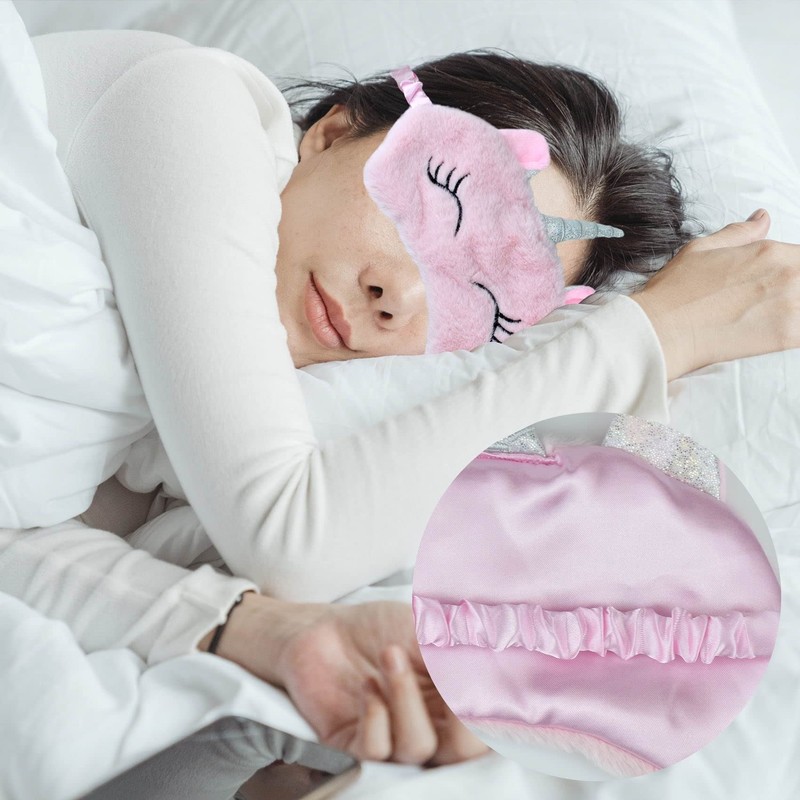 1 Pcs Eye Mask for Sleeping, Funny Blindfold, Soft Silk