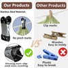 MOXYOY 20 Pcs Stainless Steel Clothes Pegs, Metal Clothe Peg